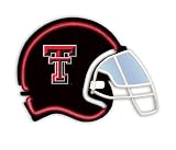 University of Texas Tech Red Raiders Neon Football Helmet