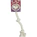 Pet Supplies : WHITE ROPE 3-KNOT TUG / MEDIUM / 220G
