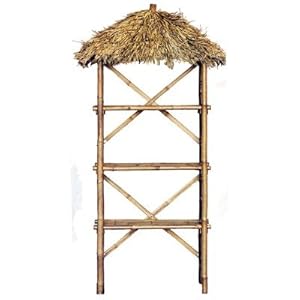 Bamboo 54 Bamboo 3 Tier Shelf with Palapa