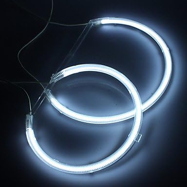 BMW E53 2W 7500K CCFL White Light Car Angel Eyes Kit (DC 12V, 127.6mm + 158mm Diameter)
