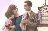 Review Danetre Gifts  / 1920's Fashion Image No11 ** 58mm Round Fridge Magnet**