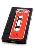 iProtect RETRO STYLE KASSETTEN / KASSETTE aus Silikon in SCHWARZ / BLACK f�r das neue Samsung Galaxy S3 / S 3 / S III / i9300