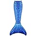Play Tailor Mermaid Tail Swimmable Costume Swimsuit Girls Swimming (No Monofin)