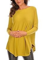 Bleu Marine Camiseta Manga Corta Aurelie (Mostaza)