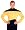 Star Trek The Next Generation Uniform Shirt Costume (Gold) - Adult Large