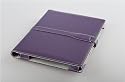 Executive Jacket for Kindle DX (Genuine Leather--Pebbled Purple)