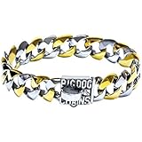 Big Dog Chains CAPONE LUXURY GOLD DOG COLLAR