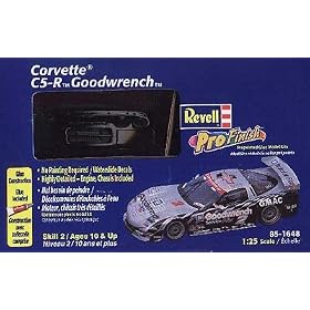 #1648 Revell Pro Finish Corvette C5-R Goodwrench Corvette 1 25 Scale Plastic Model Kit from R/C Cars