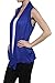 TL Womens Versatile Sleeveless Open Hem Vest Rayon Cardigan in Solid Colors