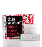 Black Spice Candle Floral Box Design 220g by This Works