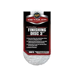 Meguiars DA Microfiber Finishing Pad, 3-inch (2 pack)