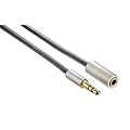 Hama - C�ble connectique jack 3,5 MM/MF gamme aluminium - 2 m