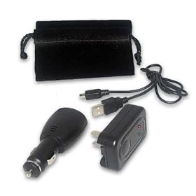 ProPower Home & Car AC/DC USB Charger for Nuvi 200 250 260 270 300 310 350 360 370 Garmin GPS Navigation System ** Includes Mini Bag **