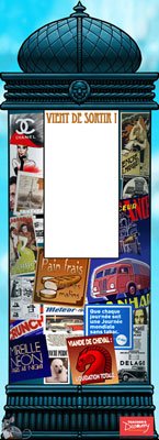 KIOSK FRENCH DOOR POSTER AND MARKER SET