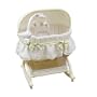 Kolcraft Easy Reach Rocking Bassinet with Light Vibes Mobile - Savannah Swirl Sage