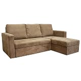 Baxton Studio Linden Microfiber Sleeper Sofa