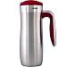 Senja Traveler Mug - Stainless Steel/ Red