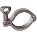 Parker Sanitary Tube Fitting, Stainless Steel 304, Heavy Duty Clamp, 2" Tube OD