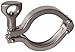 Parker Sanitary Tube Fitting, Stainless Steel 304, Heavy Duty Clamp, 2