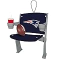 NFL Licensed New England Patriots Team Stadium Chair Ornament