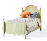 Product details for Full Post Panel Bed Antique Honey