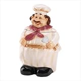 LE CHEF HOME KITCHEN COOKIE JAR COUNTER STORAGE LID