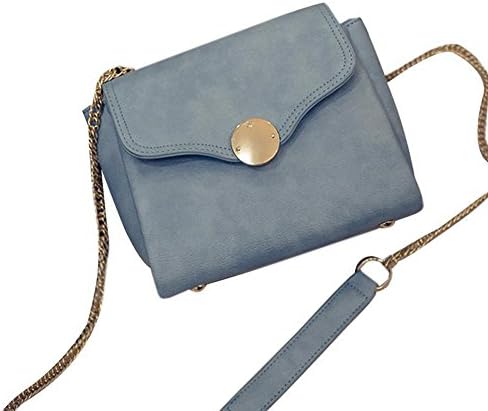 Cathylin 2016 contracted the stylish worn one shoulder new messeage handbag (sky blue)