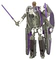 Star Wars Transformers Mace Windu & Episode 3 Jedi Starfighter