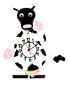 Daisy the Cow Childrens Wall Clock