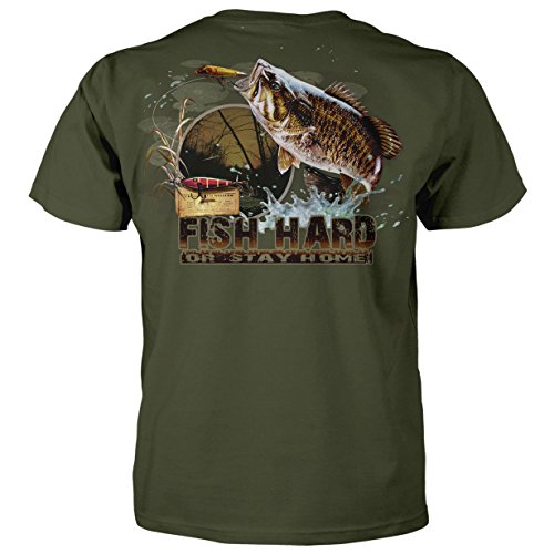 Fish Hard Or Stay Home Fishing T-shirt