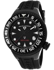 Swiss Legend Unisex 11044D-BB-01-NB Neptune Analog Display Swiss Quartz Black Watch