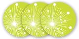 Modern Lime Fireworks Cocktail Coasters Set/12
