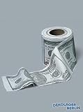 Scherzartikel Dollar Toilettenpapier