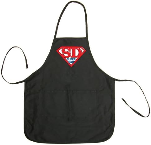 So Relative! Super Dad (Non-Distressed) Adult BBQ Cooking & Grilling Apron