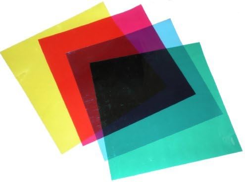 Cowboystudio Color Correction Gels - Set of 4 12x12 inches Gels