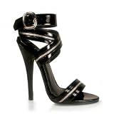 Produkt-Bild: DOMINA-119, High Heels Sandaletten schwarz Lack
