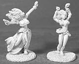 Eigenschaften Reaper Miniatures 02448 / Reaper Miniatures 02448 - Dunkle Legenden - Tänzerinnen (2) - Zinnminiatur