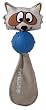Doggles PentaPals Raccoon Small Eco-friendly Recycled Dog Toy