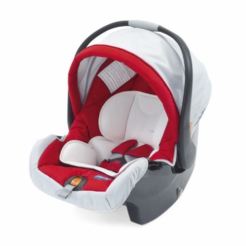 Imagen principal de Chicco 4079063080000 Key-Fit - Silla de coche para recién nacido (grupo 0+, recién nacidos hasta 13 kg), color rojo y gris
