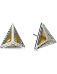 Sam Edelman Open Cage Tri Stud Earrings