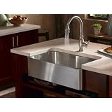Buy KOHLER K-3086-NA Verity Apron-Front Undercounter Kitchen Sink by Kohler