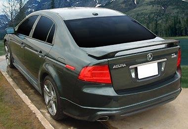 Unpainted Gray Primed Lip Spoiler For Acura TL 2004-2008 – Factory Style, Pedestal Mount, No Drilling Needed. 3-year Warranty From The Spoiler Store.