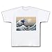 富嶽三十六景Tシャツ(白) 神奈川沖浪裏 M