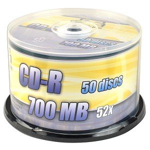 CenDyne 52x 700MB 80-Minute CD-R Media 50-Piece Spindle by Cendyne
