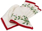Lenox Golden Holly 20-inch by 20-inch Napkin, Set of 4