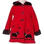Good Lad Infant Girl Red Scotty Dog Fleece Coat