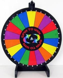 Dry Erase Spinning Prize Wheel