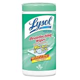 LYSOL Brand Products - LYSOL Brand - Citrus Scent Sanitizing Wet Wipes, Cloth, 6 x 8, 80/Canister, 6/Carton - Sold As 1 Carton - Bleach- and alcohol-free disinfectant wipes clean and deodorize highly sensitive workspaces. - Safe on vinyl and nonporous surfaces, wipes provide maximum coverage on hospital beds, carts, counters and exam tables. - Kills 99.9% of germs on hard, nonporous surfaces.