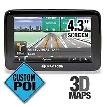 Navigon 2100 max 4.3-Inch Portable GPS Navigator with Text-to-Speech