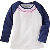 OSHKOSH(オシュコシュ) インベリッシュ ラグランティ ネイビー トップス長袖Tシャツ 5歳【並行輸入】